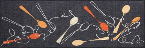 Salonloewe Fußmatte Spoon Dance anthrazit Größe 60x180 cm