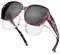 Face Shadow Surlunettes de Soleil Polarisées Sur-Lunettes de Soleil Femme pour Conduite, Cyclisme, Sport et Loisirs Protection UV400