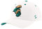 ZHATS NCAA Offiziell lizenzierte Snapback-Mütze, Wettbewerber, Weiß
