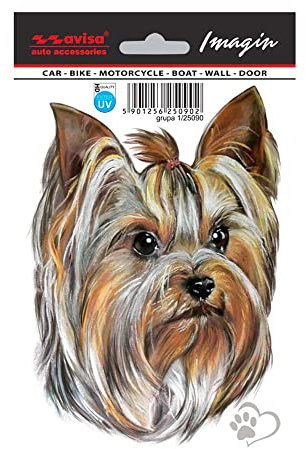 Avisa AutoTattoo Aufkleber Yorkshire Terrier - 11x15,5cm