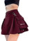 DINGJIUYAN Gothic-Kleidung, Rave-Rock, Kawaii, Pastell-Gothic, Cargo-Minirock, Plissiert, Tennisrock, Niedliche Röcke, Y2K, Schwarzer Faltenrock für Damen, Z-Wine, 52