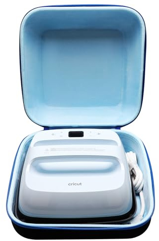 LTGEM Hartschalenkoffer für Cricut EasyPress 3 Smart Heat Press Maschine (22,9 x 22,9 cm) – Reise-Schutz-Tragetasche