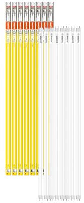 OSRAM Kosteneffiziente LED-Röhren für elektromagnetische Vorschaltgeräte, 15 W, G13, Tube, double-ended, 3000 K, Matt, Warm weiß, 8-er Pack