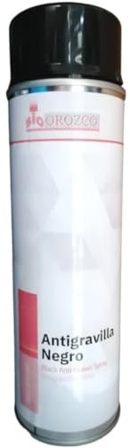 Pintura Antigravilla Spray Protectora Negro 500 ml.