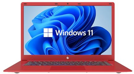 Core Innovations 15.6 Full HD Intel 4GB RAM 64GB SSD Laptop with Windows 11 - Red