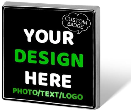 Benutzerdefinierte Pins mit Ihrem eigenen Bild, Text, Logo, Bild, individuelles Abzeichen. Entwerfen Sie Ihr eigenes personalisiertes Abzeichen. Maßgeschneiderte Button-Pins