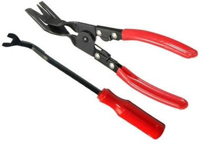 Türverkleidungs Lösezange Polster Schlauch Abstreifzange Trim Clip,Autoscheinwerfer-Linsenöffner,Schnallenzange,Druckzange,Auto Türverkleidung Entfernung Zangen für die Reparatur von Kraftfahrzeugen