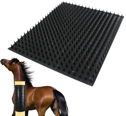 Pferd Kratzbaum Pad | Kratzbrett Anti Juckreiz Pad Für & Rinder, Soft-Touch-Juckreizpfosten-Pad Zur Linderung Von Juckreiz Bei Tieren In Gehegen Und Auf Weiden 34x42cm