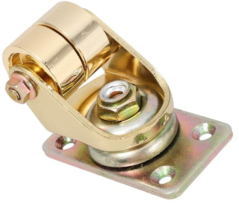 Eisen Klavierrolle in Gold, 1 Satz, zum Anschrauben | Aufrechte Klaviere, mit Schrauben und Montageteilen, Vintage Klassisch Elegante Optik