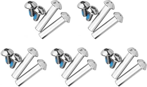 Mountainbike-Stoßdämpfer-Schraube, 21–86 mm, volle Federung, Stoßdämpfer, Schrauben, hinten, 2/4/10 Stück, M8-Stahl, starke Schrauben für E-Bike, Roller, Faltrad (10 Stück, 77 mm)