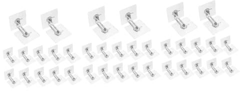 Cabilock 36pcs Heavy Duty Adhesive Furniture Anchors for Wall Safety No Drilling Easy to Use