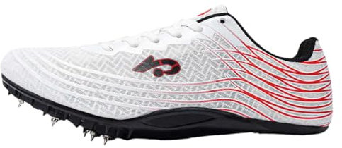 Kraftpaid Zapatillas De Atletismo con Clavos,Zapatillas De Clavos Atletismo,con Clavos para Atletismo Zapatillas,Hecho De Materiales Livianos,Adecuado para Saltos De Altura,Saltos Longitud