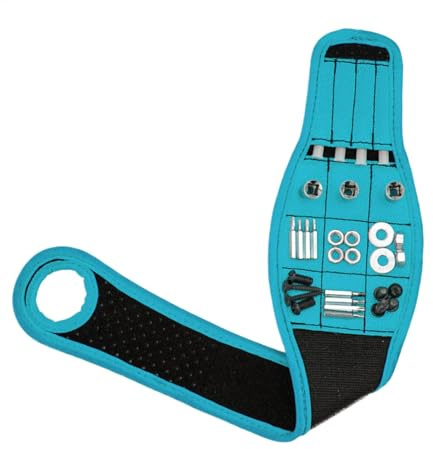Magnetisches Armband für Werkzeuge, Werkzeuggürtel-Armband mit starken Magneten, Werkzeugarmband, Heimwerker-Gadget zum Halten von Schrauben, Nägeln