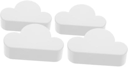 HYTROVE Abs-material Cloud Magnet Schlüsselhalter Wandhalterung Key-rack Kleiderbügel Schlüssel Organizer Weiß