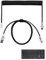 Coiled Keyboard Cable 1.8m Type-C to USB A, TPU Mechanical Spring with Aviator Connector Extendable Detachable Double-Sleeved Elastic for Laptop Gaming Keyboards (Black)