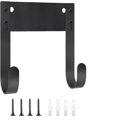 SMZhomeone Compact Wall Mounted Ironing Board Holder Adjustable Design for T and Y Style Boards, Organized Laundry Space