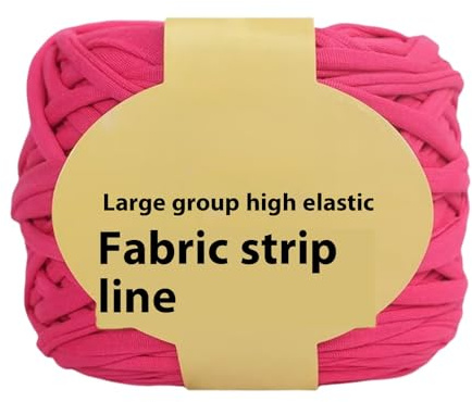 300g/100m T-Shirt Garn, T-Shirt Bändchengarn Zum Häkeln, Häkelgarn Dickes Garn für Häkeltaschen/Körbe/Teppiche, Heimdekoration, DIY-Kunsthandwerk