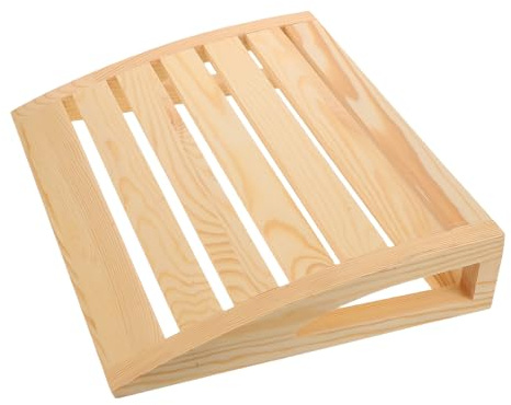 Veemoon Oreiller Cervical en Bois Massif pour Sauna Coussin Ergonomique Anti-Transpiration Accessoire de Relaxation pour Nuque Appui-Tête Naturel pour Banc Sauna et Hammam de Haute
