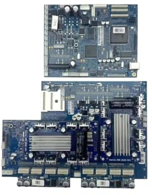 Générique Printer Mainboard, Doppelkopfplatine for I3200-Druckkopf-Kit inklusive Hauptplatine for Tintenstrahldrucker CMYK+W for DTF,Replacement(One Set)
