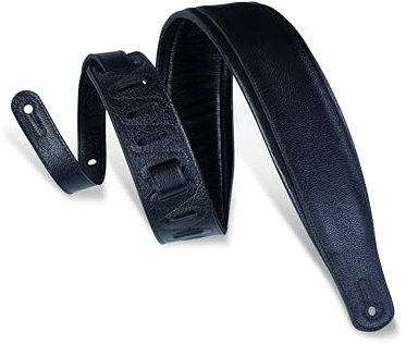 Levy's Gitarrengurt aus Leder (PM32-BLK)