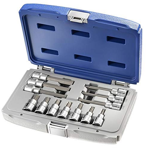 Britool E032906B 1/2-inch Hex Bit Socket Drive Set (13 Pieces)