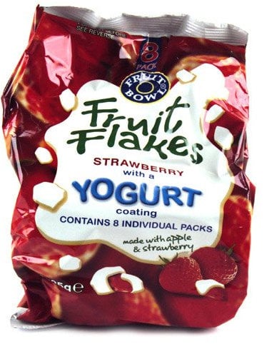 Fruit Bowl Yoghurt Flakes Strawberry 8 Pack 160g