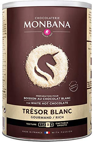 Tresor White Chocolate Powder Monbana 500g Trinkschokolade