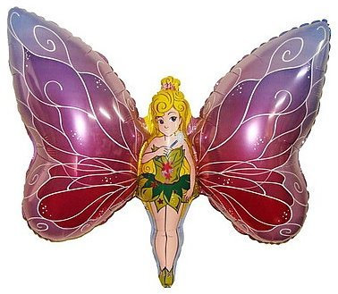 Huge Fairy/Butterfly Foil Balloon 24''