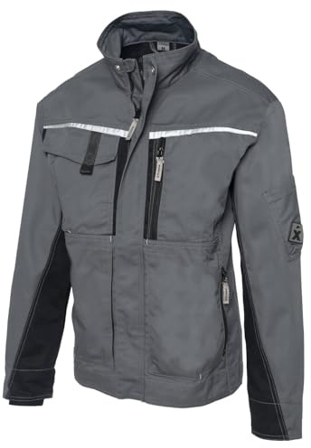 Excess 221-2-41-23/M Arbeitsjacke Champ, Größe M, grau / schwarz