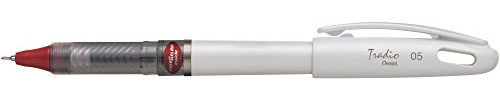 Pentel 0,5 mm-EnerGel-X Tradio Tintenkugelschreiber White/Red Ink