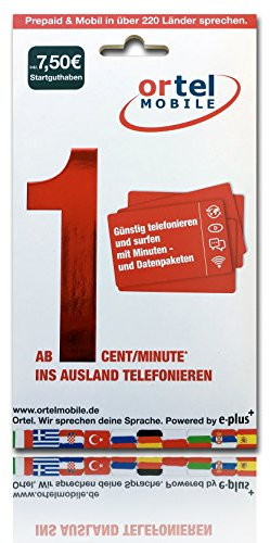 Ortel Mobile Starter Triple SIM 7,50 Euro Stgh
