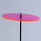 fluoreszierende Scheibe am Stab Gartenstecker Leuchtscheibe, Acryl, pink Ø 10 cm