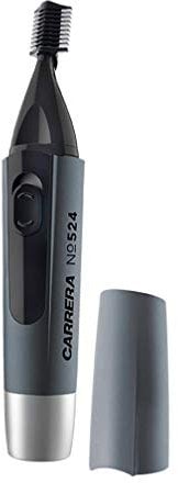 CARRERA Nasenhaartrimmer Herren und Frauen [90 MIN BETRIEBSZEIT] 3-in-1 Nasentrimmer, Ohrhaartrimmer
