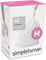 simplehuman Code M Plastic Custom Fit Bin Liner, White