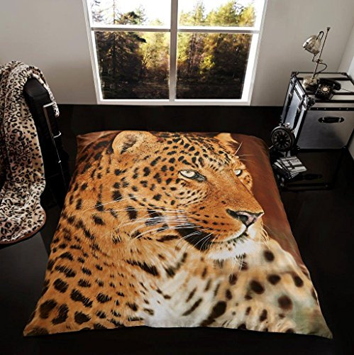 Gaveno Cavalia Gaveno Cavailia Super Soft Faux Fur Fleece Blanket 3D Animal Print Throw Leopard 200x240 cm, Polyester, Multi, King