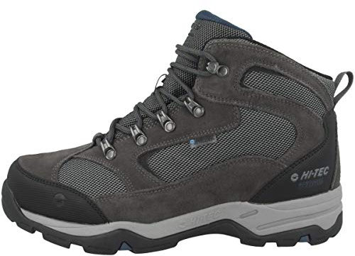 Hi-Tec Men's Storm Wp Hiking Boots, Grey Charcoal Grey Majolica Blue 52, 12 UK