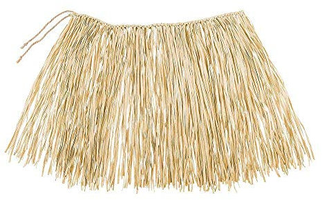 Boland 52230 Jupe hawaïenne style raphia Beige Taille unique