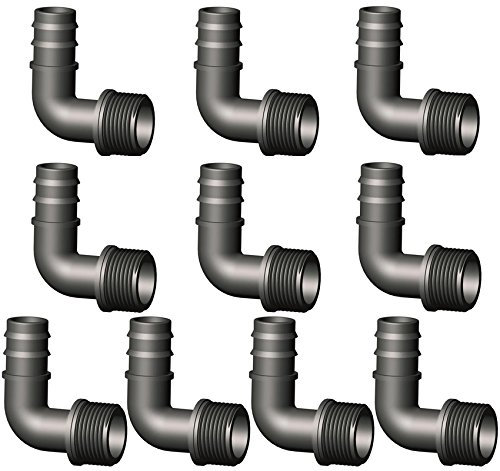 Winkelstück mit Außengewinde 3/4,16 mm Durchmesser, 10 Stück, Gartenbewässerung