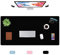 LL-COEUR XXL Leather Mouse Pad Gaming Keyboard Mat Waterproof Table Mat (1200 x 600 x 2 mm, Black)