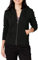 Amazon Essentials Giacca con Cappuccio a Cerniera Intera in Pile Foderata in Sherpa (Taglie Forti Disponibili) Donna, Nero, L