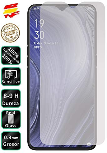 Movilrey Protector para OPPO Reno Z Cristal Templado de Pantalla Vidrio 9H para movil