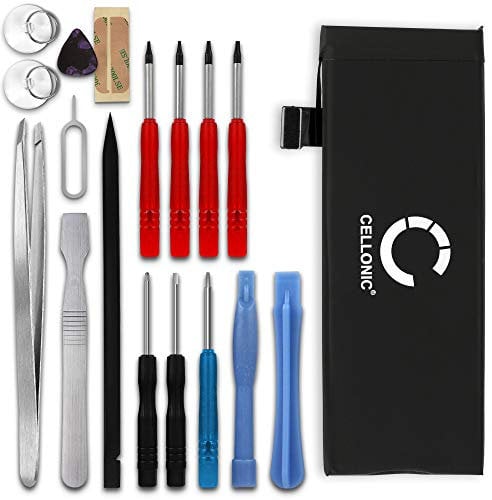 CELLONIC Akku kompatibel mit Apple iPhone 5S (A1453 / A1518 / A1528 / A1530 / A1533 / A1457), Ersatzakku 616-0720 1700mAh + Werkzeug-Set Batterie Wechselakku Smartphoneakku Handyakku