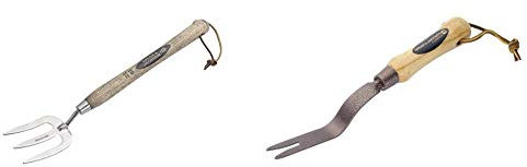 Spear & Jackson 5110WF Traditional Stainless Steel, Long Handled Weed Fork, 12-inch & & Jackson Elements Daisy Grubber