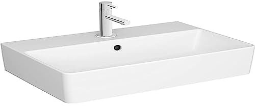 VitrA Nuo 7435B003-0001 Rechteckige Schmalspüle, 60x40 cm, weiß