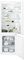 Electrolux ENT6TF18S Frigocongélateur combiné à encastrer Twintech® Total No Frost 177,2 cm, 254 litres