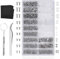 Mikihat 1000 Piezas Kit de Reparación de Gafas, Tornillo para Gafas con Tornillos, Tornillos Tuercas, Almohadillas Silicona, Destornillador, Mini Pinzas para gafas, gafas de sol, reloj, joyería
