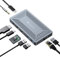 Yottamaster USB C Dock with NVMe Enclosure, PD100W Charging Dual 4K Laptop Docking Station Support HDMI, Ethernet, TF&SD Cards, Audio, 5 USB Ports