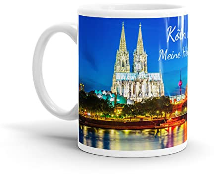 Tasse Personalisiert mit Wunschname Kaffeetasse als Geschenk - Design Köln Cologne Heimat