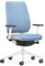Interstuhl Joyce Interior Edition - ergonomischer Bürostuhl - Schreibtischstuhl mit Synchromechanik - verstellbare Rückenlehne und Lordose - Designer-Rollen (Hellblau | Weiß)