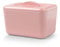 Zeal Insulated Butter Dish, Large 500g Capacity Double Walled Butter Tub/Container with Lid, Melamine - Rose Pink